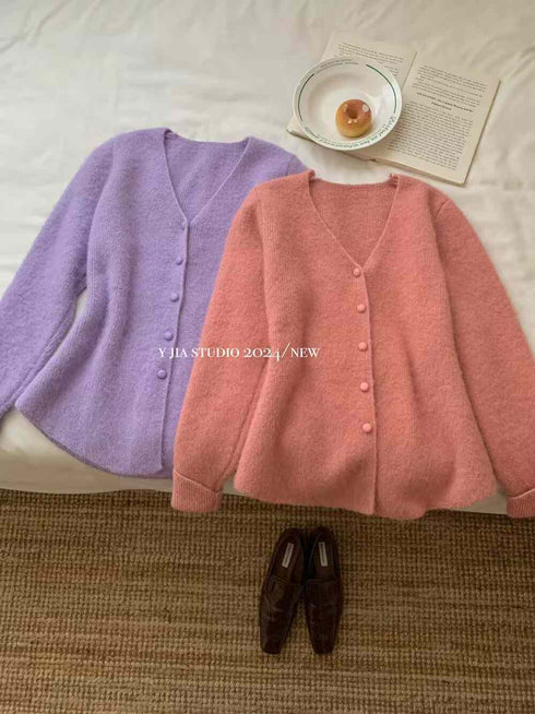 Women Winter Warm Knitted Cardigan With Skirts Sets